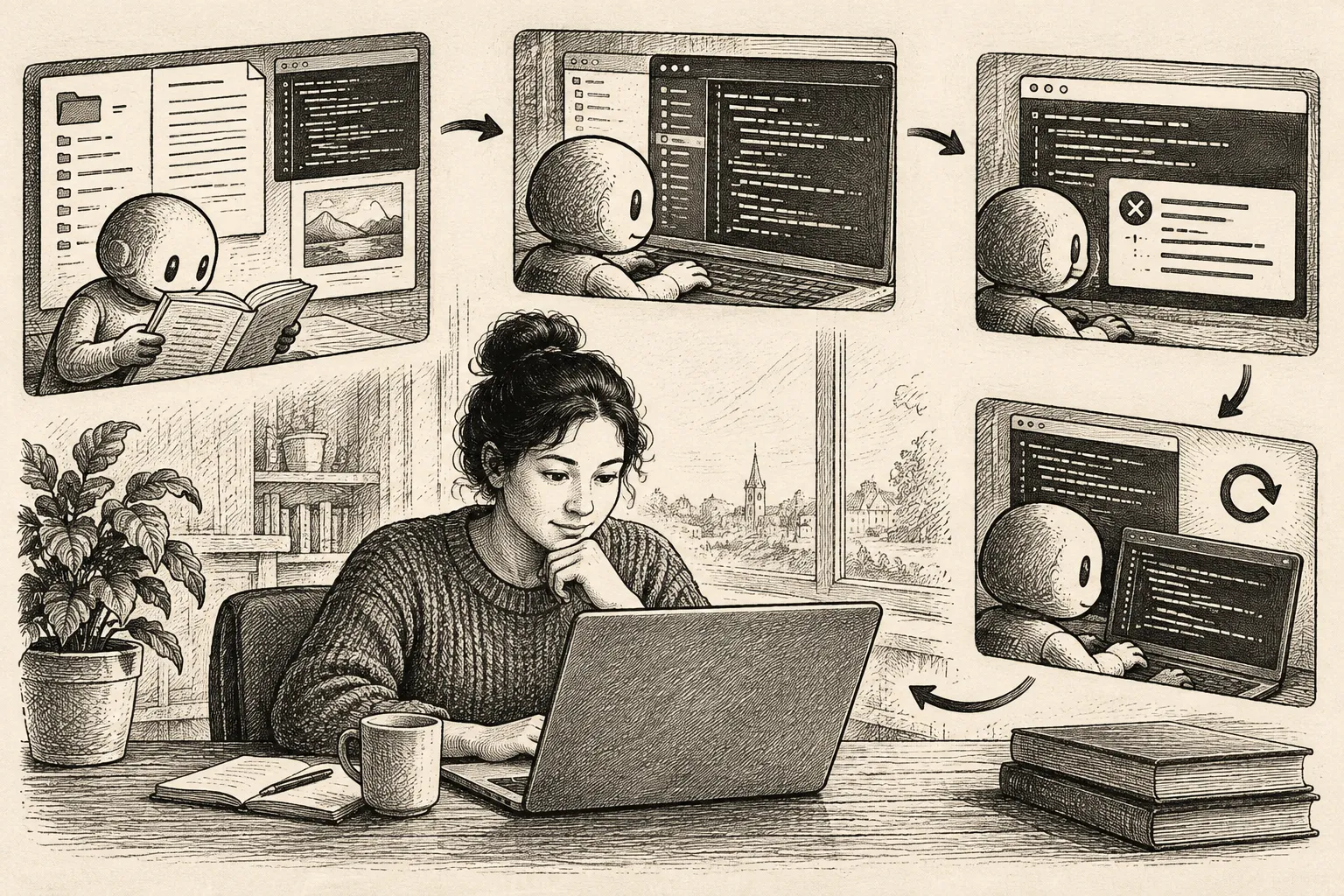 Editorial illustration: Kimi K3 offers another model to consider for complex coding work